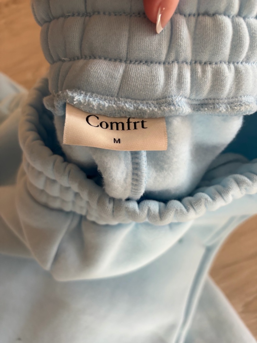 Comfrt Light Blue Hoodie & Sweatpants Set - Picture 6 of 6